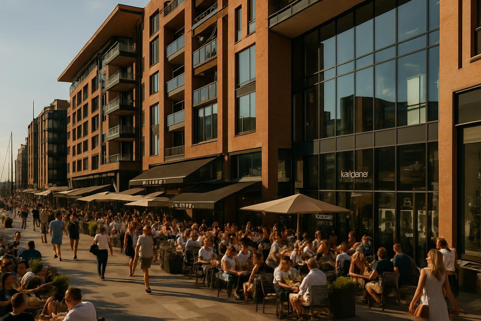 découvrez aker brygge à oslo, le front de mer incontournable alliant shopping, restaurants et vues spectaculaires sur le fjord. un lieu animé à ne pas manquer.