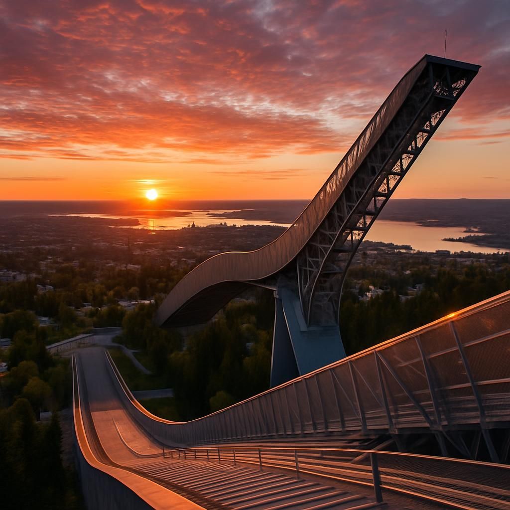 découvrez holmenkollen à oslo, un site emblématique pour le saut à ski et abritant le musée du ski. explorez l'histoire du ski et profitez d'une vue panoramique spectaculaire.