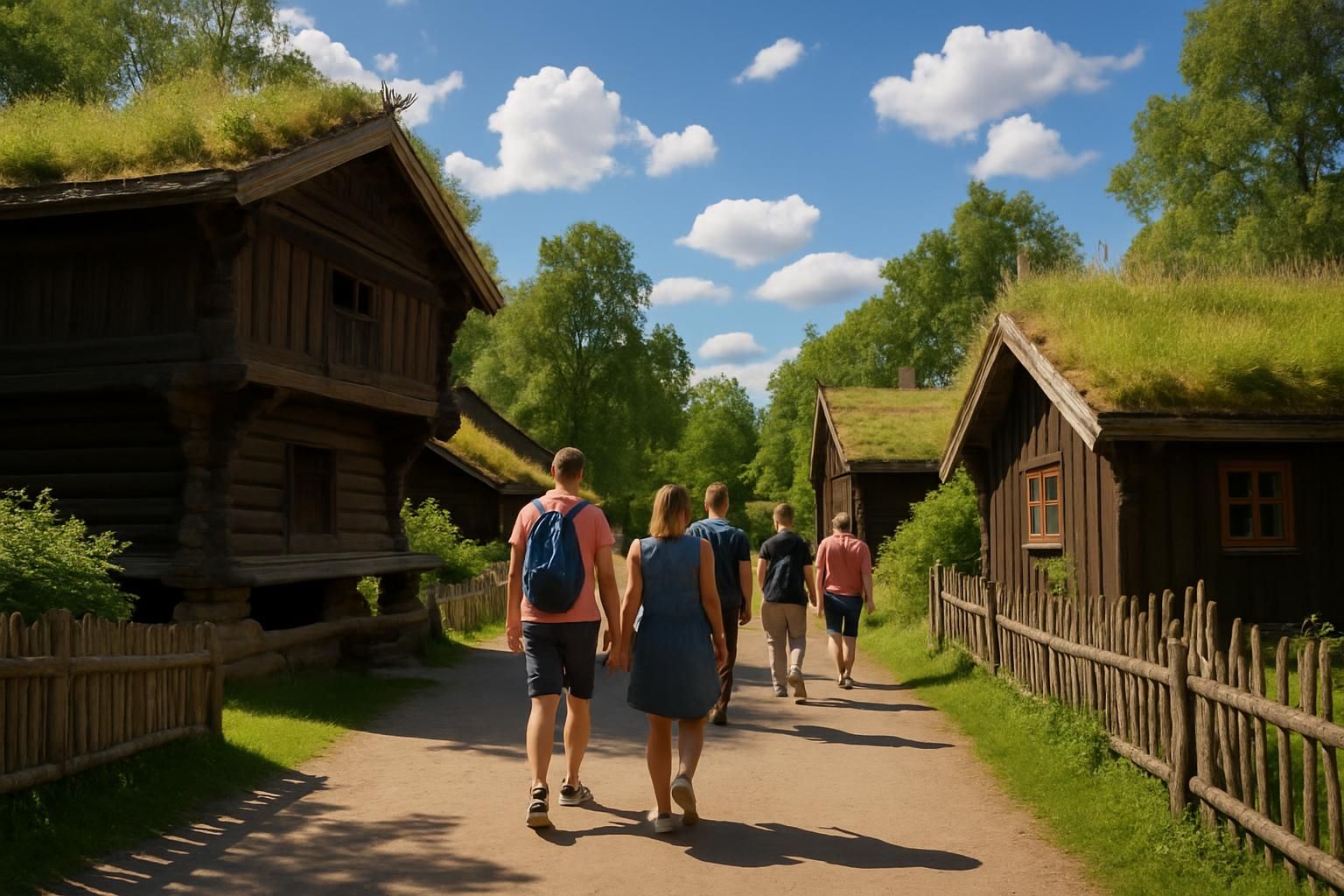 découvrez le norsk folkemuseum à oslo, le plus grand musée en plein air de norvège, offrant un voyage captivant à travers l'histoire et la culture norvégiennes.