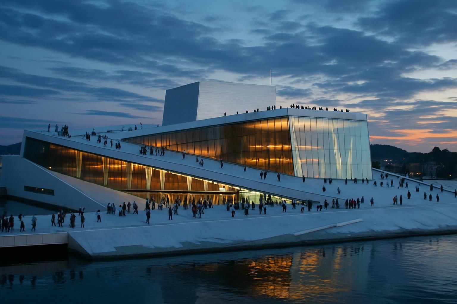 découvrez l'opéra d'oslo, un chef-d'œuvre architectural spectaculaire situé sur le fjord. réservez vos billets pour vivre une expérience culturelle unique alliant art et paysage exceptionnel.