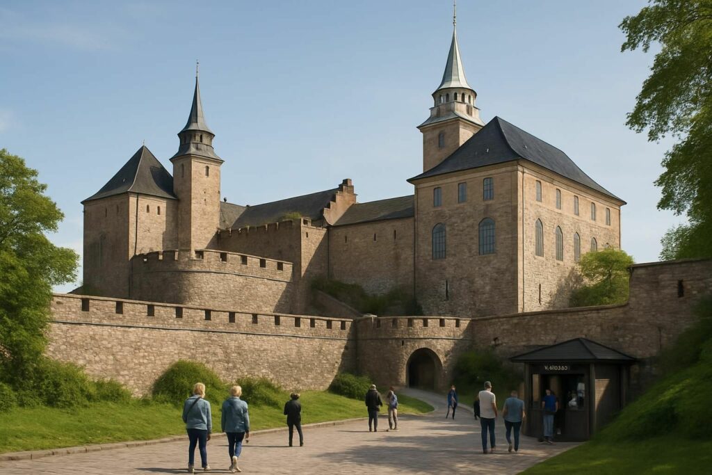 découvrez le château d'akershus à oslo : réservez vos billets et explorez cette impressionnante forteresse médiévale riche en histoire et en culture.