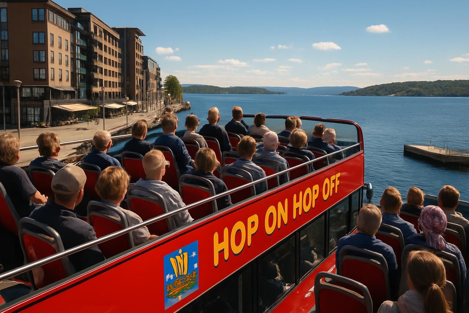découvrez oslo à votre rythme avec le bus hop-on hop-off : achetez vos billets en ligne et explorez les circuits touristiques incontournables de la ville facilement et confortablement.