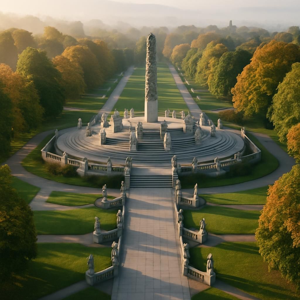 découvrez le parc vigeland à oslo, une forêt unique de sculptures impressionnantes à ne pas manquer lors de votre visite en norvège.