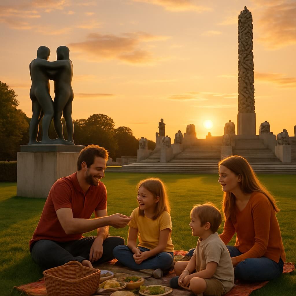 découvrez le parc vigeland à oslo, une impressionnante forêt de sculptures à ciel ouvert, incontournable pour les amateurs d'art et de nature lors de votre visite en norvège.